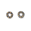 Circle & Gold Dot Studs