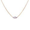 Floating Marquise Diamond Necklace