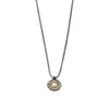 Oval Diamond Charm Necklace