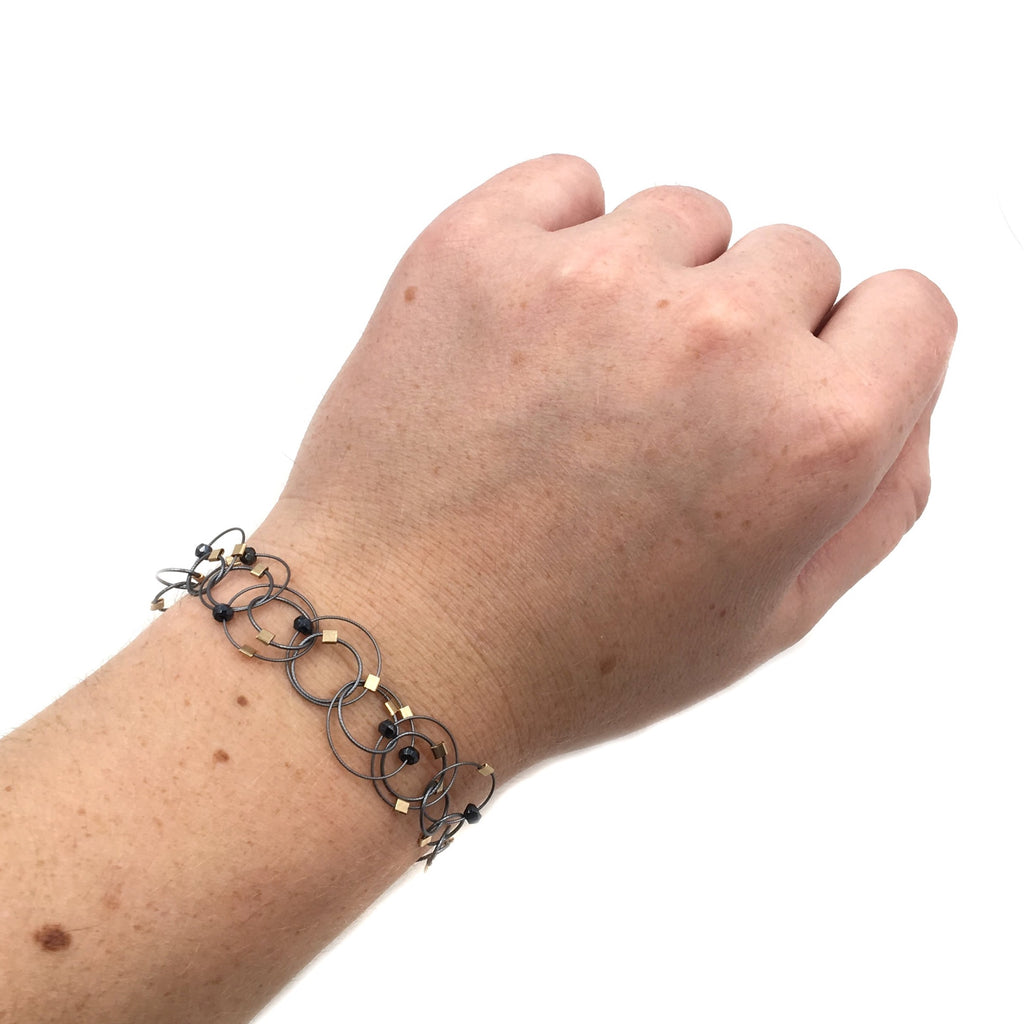 VERTIGO bracelet in grey resin and metal  Marni