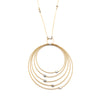 Grad Circle Necklace, Multiple Colors