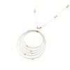 Grad Circle Necklace, Multiple Colors