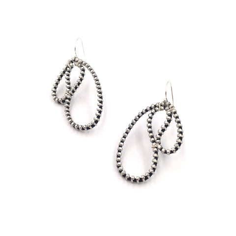 Margaux Earrings, Silver