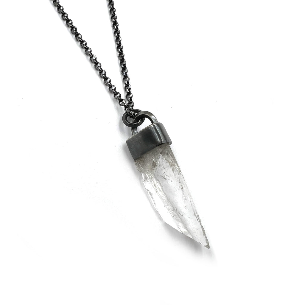 Scolecite Gemstone Wire Wrap Crystal Stone Pendant Healing Crystal Necklace  Men Jawelry at Rs 1249 | Gemstone Pendant in Aurangabad | ID: 2853031711788