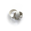 Folded Ring, Cream