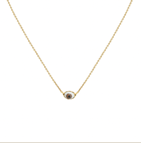 Eye Necklace, Brown
