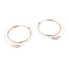 Stone Hoops, Large, Multiple Colors