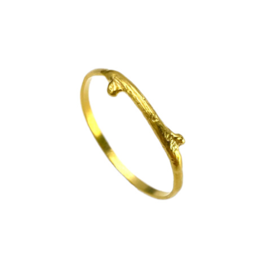 Gold Twig Ring