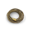 Saturn Gold and Black Necklace/Bracelet